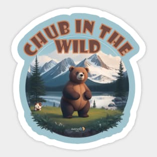 chub bear Sticker